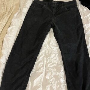 Copper and oak corduroy pants